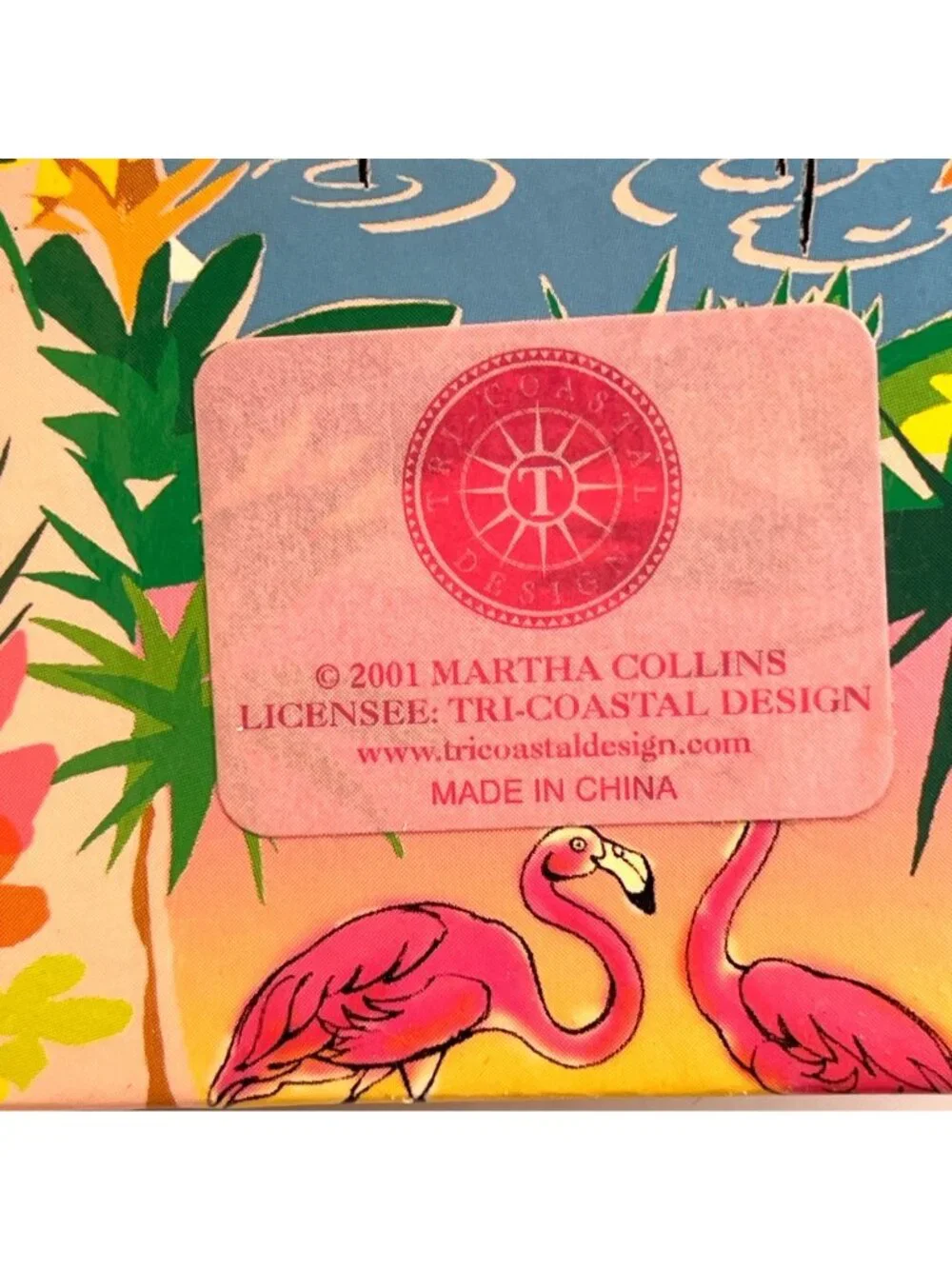 Vintage Flamingo Stationery Desk Gift 7 Pc Set Office Storage Box Journal Pencil